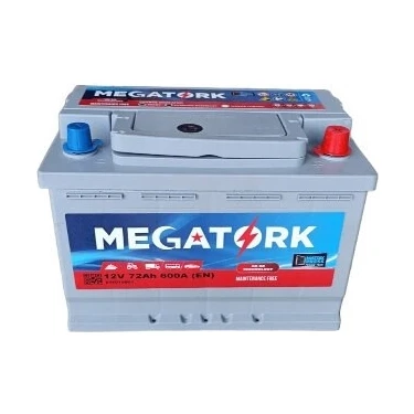 Megatork 12V 72AH 600A Standart Akü (Üretim