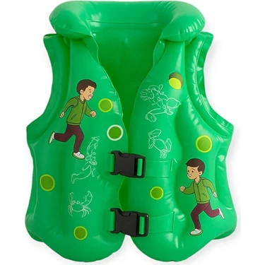 Mustran S Beden Çocuk Can Yeleği –tahmini 10–18 kg Için Şişme Yüzme Yeleği | Deniz ve