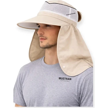 Mustran Uv Korumalı Geniş Siperli Enseli Güneş Şapkası Fileli Outdoor Balıkçı Kamp Bahçe