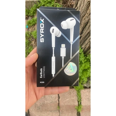 Syrox Yeni Nesil Kulaklık Iphone 11-12-13-14 Pro / Pro Max Uyumlu Tak Kullan Kablolu Silikonlu