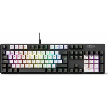 Secuzi LIG Noker RGB Mekanik Türkçe Kablolu Oyuncu Klavyesi I Blue Switch I  N-Key Rollover I