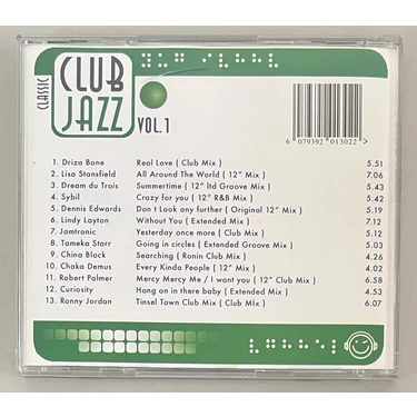 Raks Classic Club Jazz Vol 1 CD Fiyatı - Taksit Seçenekleri