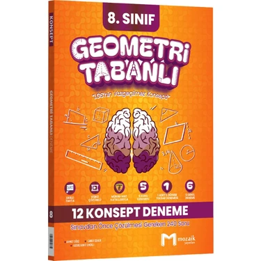 Mozaik Yayınları 8.sınıf Mozaik Deneme 12Lİ Geometri Tabanlı -