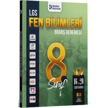 Krallar Karması 8. Sınıf Lgs Fen Bilimleri 16 x 20 Branş