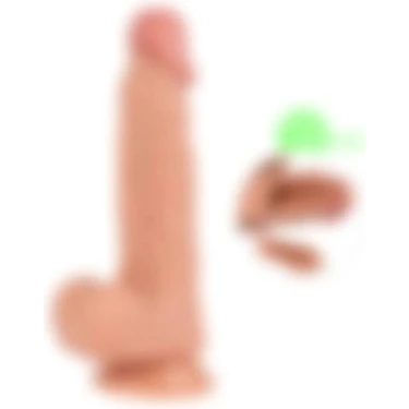 Cazibe Shop Diego 20 cm Çift Katmanlı Süper Gerçekçi Realistik Penis