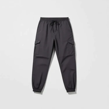 ModeXL Büyük Beden Erkek Gabardin Kargo Jogger Antrasit Fiyatı