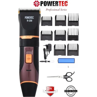 Powertec TR-3200 Profesyonel Şarjlı Saç Sakal Tıraş