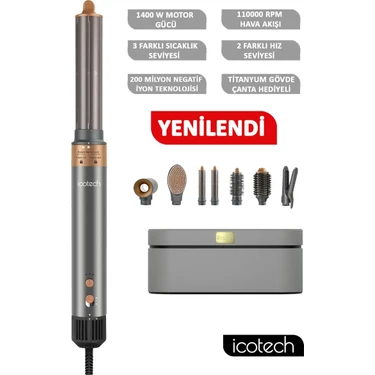 Icotech HS60 7 In 1 Multi Styler Saç Şekillendirici , Saç Fiyatı