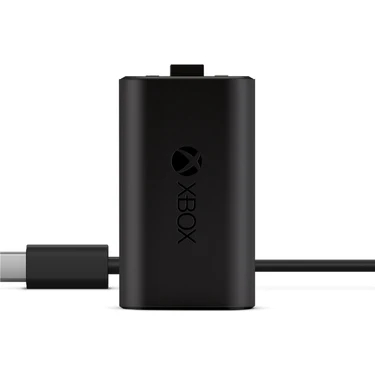 Microsoft Xbox 9.Nesil Oyun ve Şarj Kiti Siyah Renkli CE Uygunluk Sembolu ile Güçlü Şarj