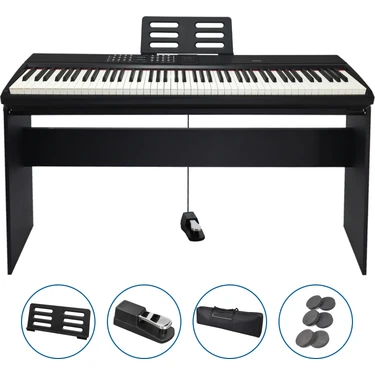 Jwin Sapphire SDP-112 Çekiç Aksiyonlu 88 Tuşlu Dijital Piyano Taşıma Çantası