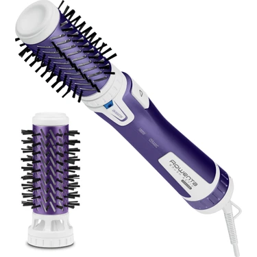 Rowenta CF9530 Brush Activ Elektrikli Saç Şekillendirici Tarak 30 mm Mor Seramik Malzeme ile