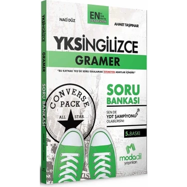 Modadil Yayınları YKS İngilizce Gramer Soru Bankası Üniversite Hazırlık İçin Ahmet