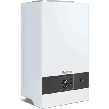 Buderus Logamax Plus Yoğuşmalı Hermetik Kombi 20 kW 17.000 Kcal/h Beyaz Renk Ve