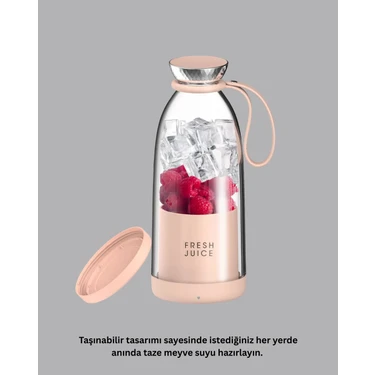 TeknoKapsül Kompakt ve Şık Tasarımlı Taze Meyve Suyu