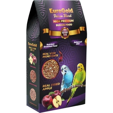 EuroGold Deluxe Blend Gerçek Elmalı Premium Muhabbet Yemi 1
