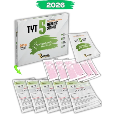 Rasyonel Yayınları 2026 Tyt Tüm Dersler 5'li Genel Deneme Seti (Meb Müfredatına Uygun-Ösym
