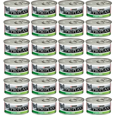 Pro Plan Sterilised Ton Ve Somonlu Kedi Konservesi 85 gr x 24 Adet