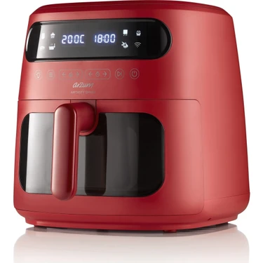 Arzum AR2076-K Airtasty Smart Air Fryer 7.5 Lt Kırmızı Yağsız Fritöz Outlet Teşhir