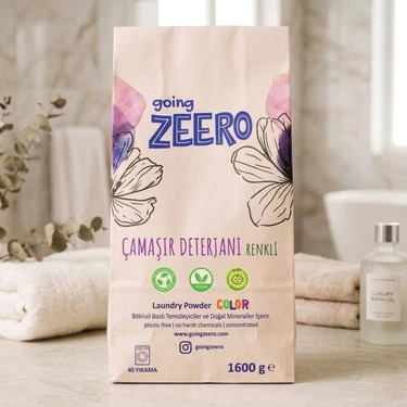 Going Zeero Renkli Çamaşırlar Için Doğal Konsantre Çamaşır Deterjanı - Bitkisel & Mineral Kaynaklı