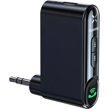 Baseus Wireless Bluetooth 5.0 3.5 mm Jack Aux Araç Ses Aktarım Kiti WXQY-01 Kayıpsız Ses