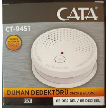 Cata CT-9451 Pilli Duman Dedektörü 90