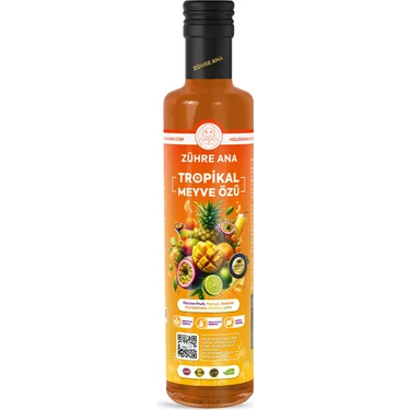 Zühre Ana Tropikal Meyve Özü 640 gr Gıda Aroması Özelliği ile Doğal ve