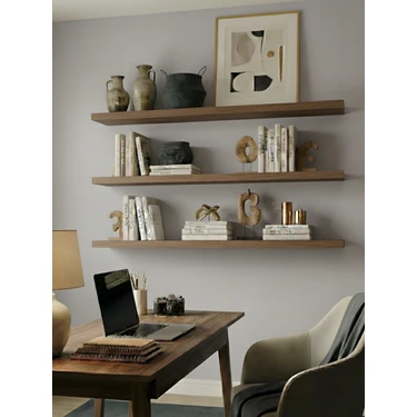 Freehome Premium Mdf Ürün Gizli Montajlı Uçan Raf 100X15 - 3 Adet Kitaplık Mutfak Banyo Salon