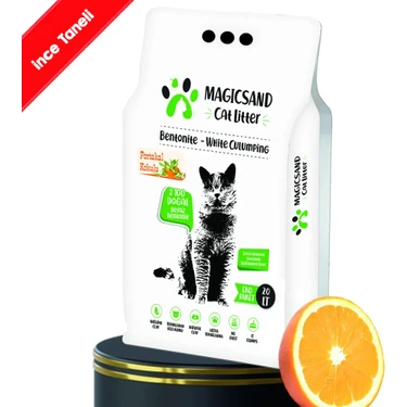 Magicsand Cat Litter Portakal Kokulu İnce Taneli Kedi Kumu 20