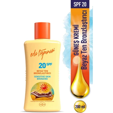 Eda Taşpınar Beyaz Ten Bronzlaştırıcı SPF 20 -  200