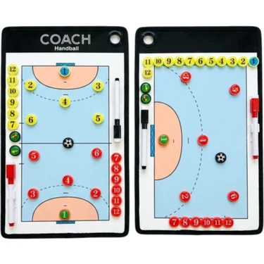 Scucs Scx 1299 Hentbol Mıknatıslı Taktik Tahtası - Tam ve Yarım Saha
