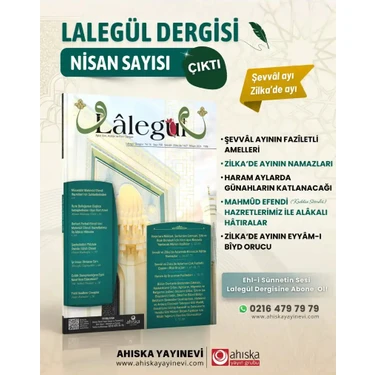 Ahıska Basım Yayın Lalegül Dergisi 158. Sayı Nisan