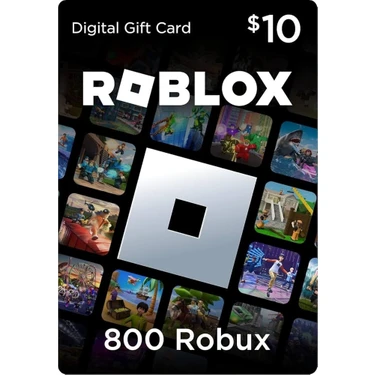 Roblox Gift Card - 800 Robux (Iade Garantili Tam