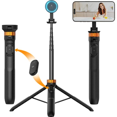 K&f Concept iPhone Uyumlu Magsafe Selfie Çubuğu & Tripod