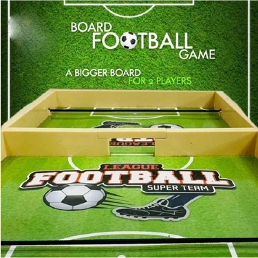 Eneci Plastik Lastik Fırlatmalı Futbol Oyunu Sapan Masa Futbolu