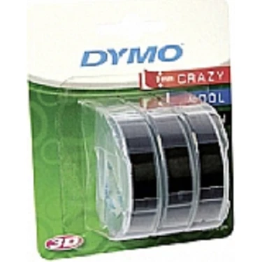Kitabevimden Dymo Kabartma Şerit Rhino 3 Lü 9MMX3M Siyah