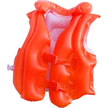 intex Kırmızı Can Yeleği 50X47 cm Çocuklar İçin Güvenli Yüzme Desteği 3 Yaş ve