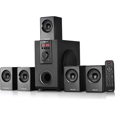 Mikado MD-505 5+1 Bluetooth Speaker USB SD FM Destekli 70W Subwoofer ile Yüksek Ses