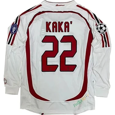 Alaturka Mix Ac Milan 2007 Kaka Şampiyonlar Ligi Finali Beyaz Uzun Kol Maç