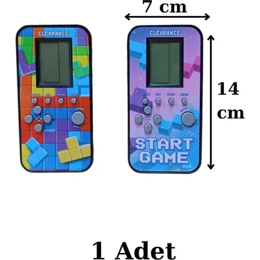 Nostaljik Lezzetler Yeni Model Nostaljik Tetris 1 Adet ( Piller Hediyedir