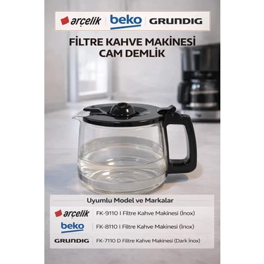 Arçelik Fk 9110 I Filtre Kahve Makinesi Cam Demlik