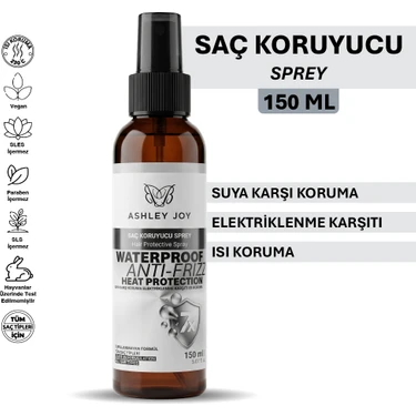Ashley Joy Ultra Parlaklık, Elektriklenme Karşıtı, Isı ve Neme Karşı Glow Etkili Koruyucu Saç 