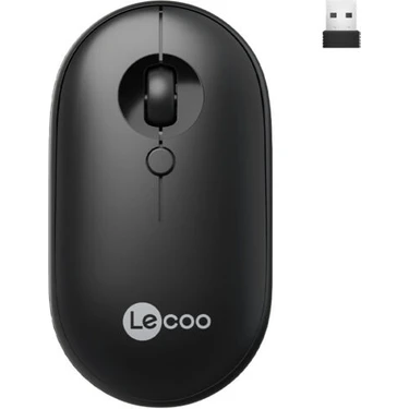 Lenovo Lecoo WS212 Kablosuz Optic 1600DPI Siyah