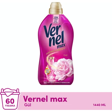 Vernel Max Konsantre Çamaşır Yumuşatıcısı 1440ML (60 Yıkama) Taze
