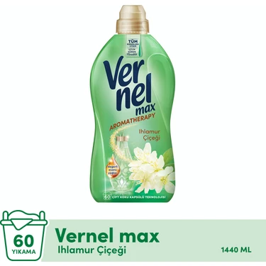 Vernel Max Konsantre Çamaşır Yumuşatıcısı 1440ML (60 Yıkama) Ihlamur