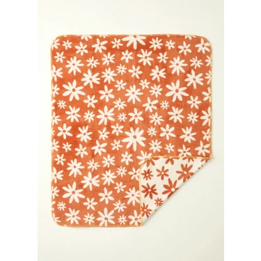 Bella Maison Freya Pamuklu Bebek Battaniyesi Kiremit (100X120