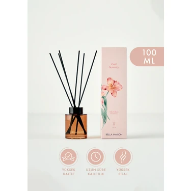Bella Maison Oud Serenity Oda Kokusu Amber 100 Ml Yüksek Kalite ve Uzun Süre