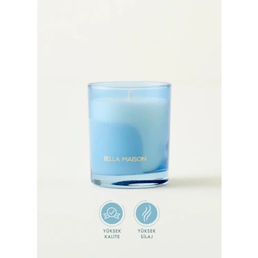 Bella Maison Jasmine Whisper Kokulu Soya Wax Mum Mavi (120