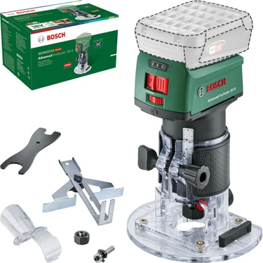 TeknoKapsül And Advancedtrim Router 18V-8 Akülü Kenar Frezesi (Aküsüz, 18 Volt Sistem, Fırçasız