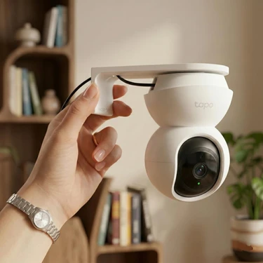 Prtp-Prototip Elektronik & Hobi Tp-Link Tapo C200 / C210 / C220 Uyumlu Kamera Duvar ve Tavan Askı