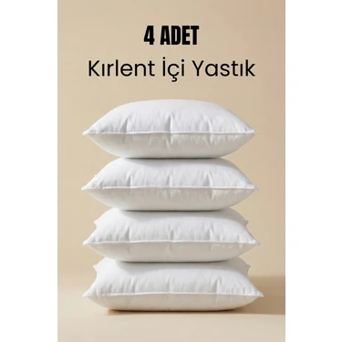 Mefaks Tekstil 4'lü Silikon Dolgulu Kırlent Içi Yastık 30X50